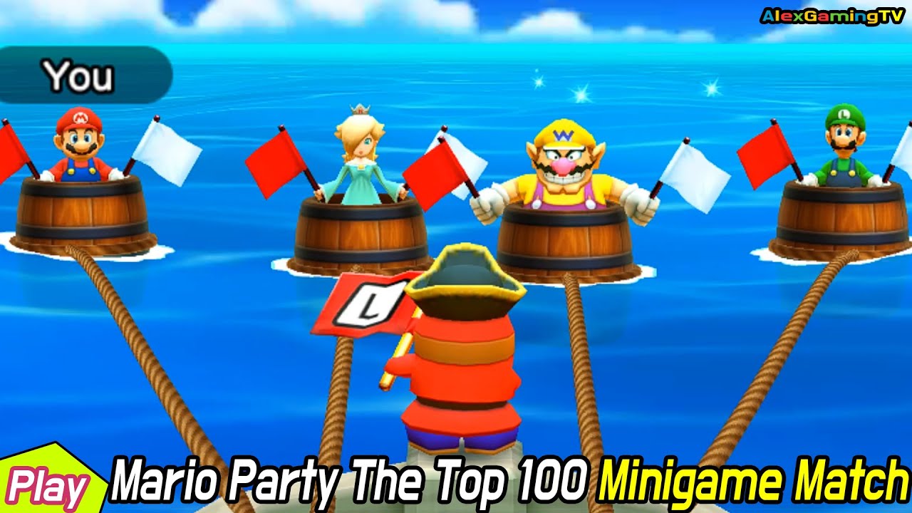 Mario Party The Top 100 (Mini Game Match) Gameplay [1st Test]