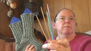 I Love This Yarn Worsted -- Tin Roof Socks -- Knitting Up My Hobby Lobby Clearance Yarn