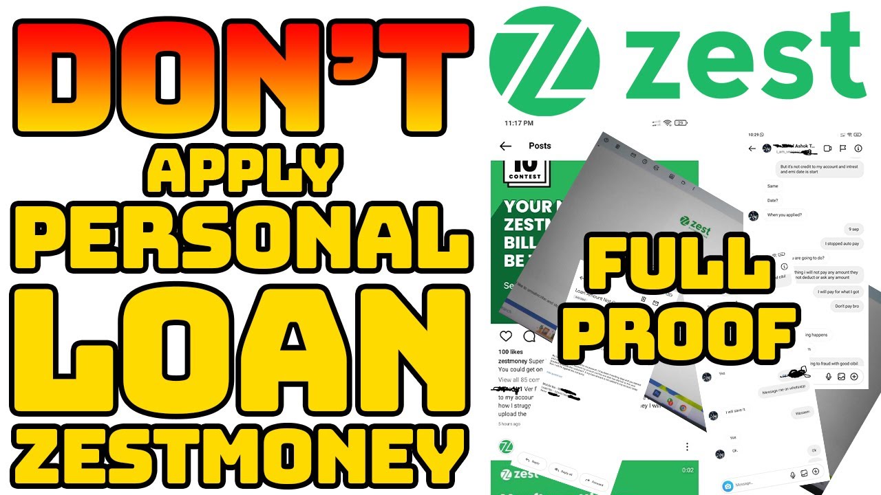 Zest Money Not Credit Loan Amount To Your Bank And Emi Started Don't