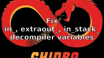 Ghidra: Fix in_, extraout_, in_stack_ decompiler variables
