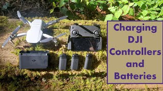 Charging DJI Controllers and Batteries