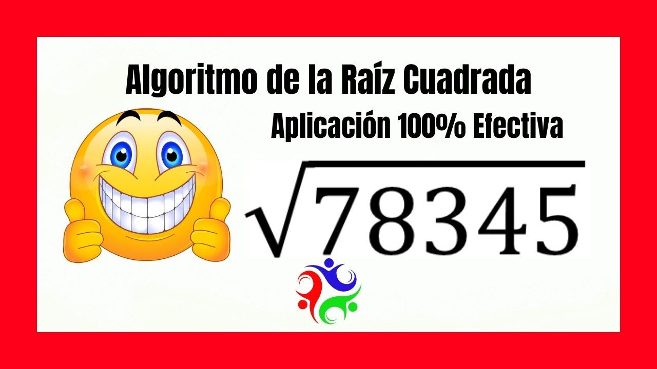 Algoritmo de la Raíz Cuadrada - Aplicación 100% Efectiva - YouTube Cual Es La Raiz Cuadrada De 100
