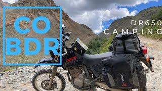 Colorado BDR Camping on DR650 | 2022