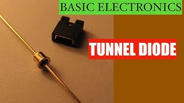 Tunnel Diode | working , V-I characteristics , application | Basic Electronics