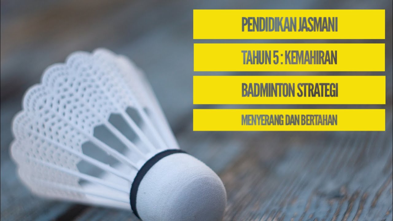 Badminton kemahiran menyerang KSSMPK