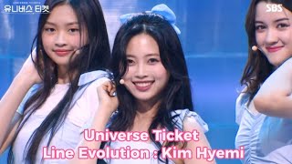 (Universe Ticket) Line Evolution : Kim Hyemi