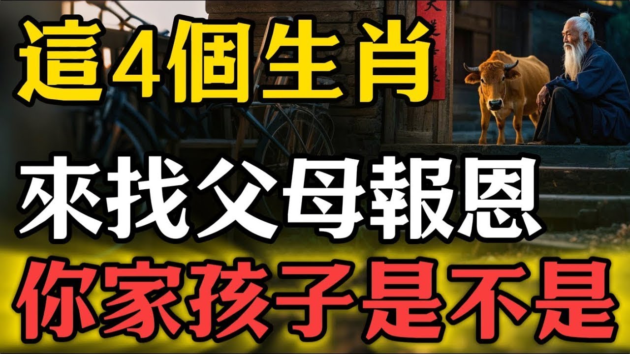 這4個生肖是來找父母報恩的，你家孩子是不是？ 