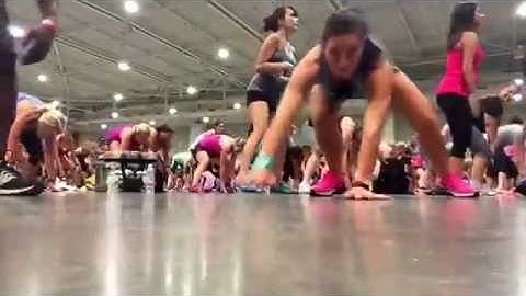 Monkey crawl exercise with autumn calabrese coach summit 2015 Nashville - core, legs , upper body