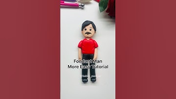 | How To Make Fondant Man Figure | Fondant Human figure | Fondant Topper @fondantcakes9292