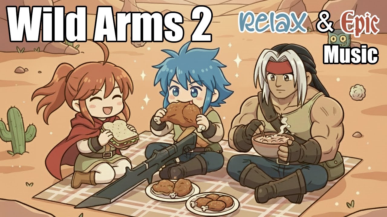🎵 Wild Arms 2 Relaxing & Epic Remix | Playstation Music for Studying & Working