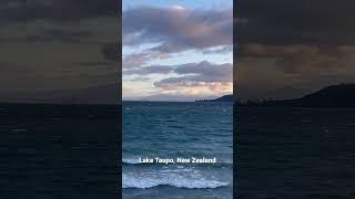 Lake Taupo, New Zealand #newzealand  #lake  #travel #peace