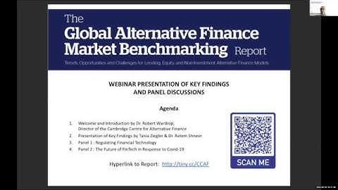 Global Alternative Finance Benchmarking report webinar