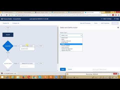 Create Process to update child record when the parent is updated - YouTube
