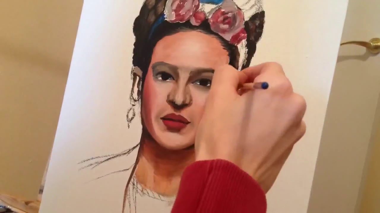 ~Frida Kahlo~ Oil painting.