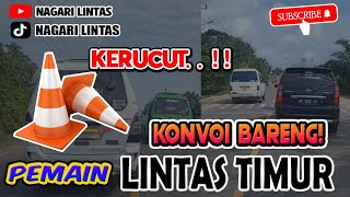 Download Lagu KONVOI Bareng!! PEMAIN LINTAS TIMUR || NAGARI LINTAS | Lagi Konvoi Nabrak Kerucut ditengah jalan | MP3