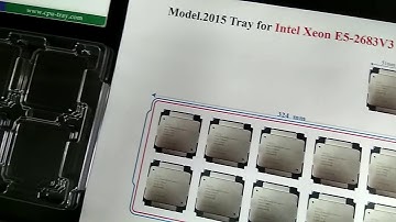 10 pcs Intel Xeon E5 V3 dedicated CPU packaging plastic box (www.cputray.com)