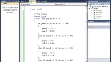 How to make students result marks calculation program with class in c#
