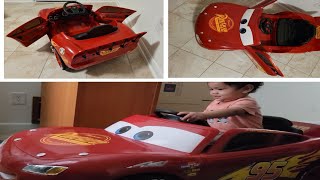 Unboxing And Embly Lightning Mc Queen 6Vbattery-Powered Ride On
