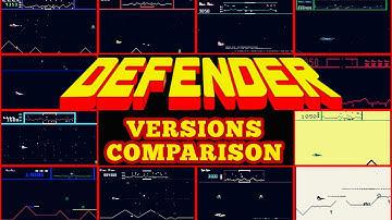 Defender (1981) Versions Comparison|HD|60FPS