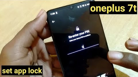 How to set app lock in oneplus 7t, oneplus mobile mein app me lock Kaise lagaen