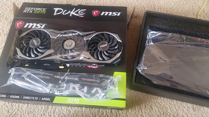 Msi rtx 2070 duke oc review