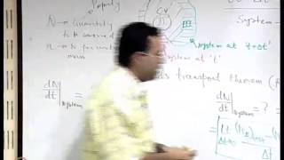 Mod-01 Lec-21 Integral Forms of Control Volume Conservation Equations (Reynolds Transport Theorem)