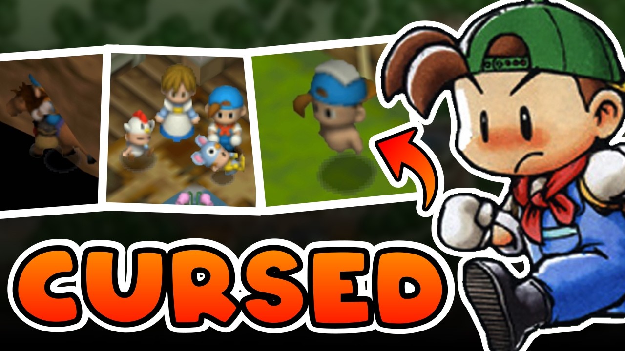The strange bugs of Harvest Moon 64.