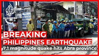 Earthquake hits Philippines Luzon island, rattling Manila