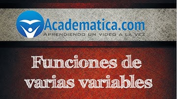 Video de funciones de dos variables - introducción