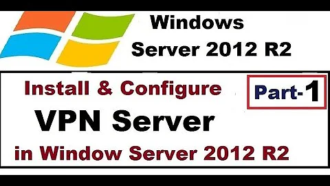 How to Install & Configure VPN Server in Window Server 2012 R2,