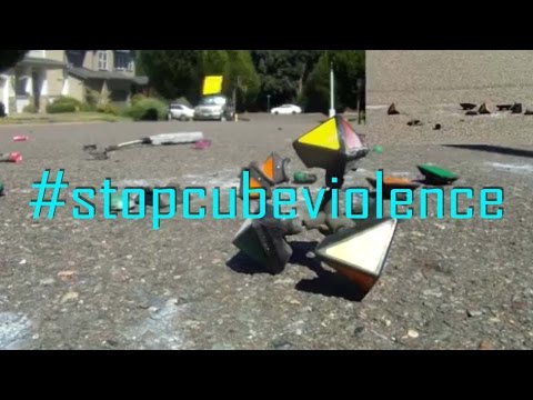 Cube Destruction PSA [Feat. DGCubes & TheRubiksCubed]