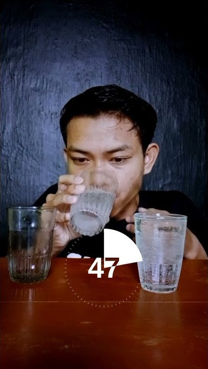 1 MENIT MINUM SPRITE 3 GELAS #SHORTS