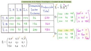 ►Easily Learn to Build the Technological and Leontief Matrix of an Economy screenshot 3