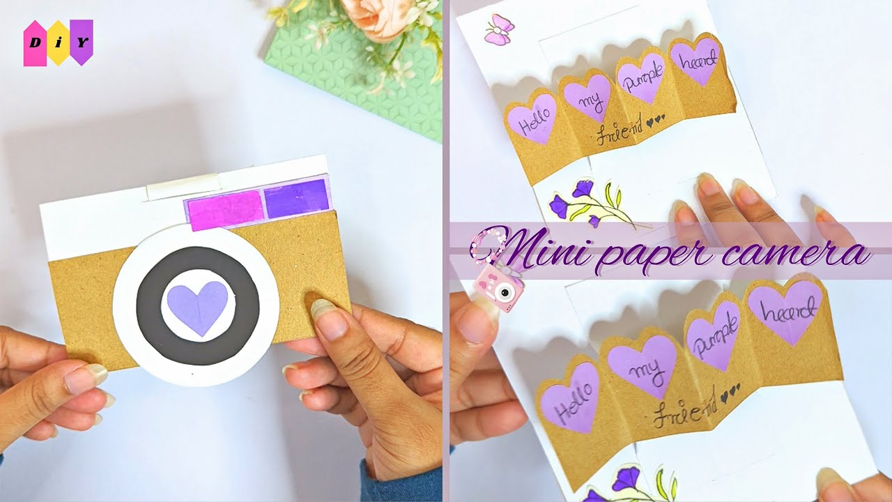 DIY Camera Shaped Gift Card | How To Make Camera Shaped Gift Card ...