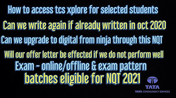 STEPS TO ACCESS TCS XPLORE, ALL DOUBTS ABOUT TCS NQT 2021 FEB ARE CLEARED MUST WATCH!!!!!