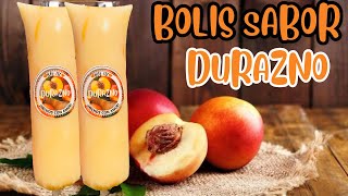 BOLIS sabor DURAZNOS CON CON CREMA RECETA para TU NEGOCIO super CREMOSOS los mas VENDIDOS