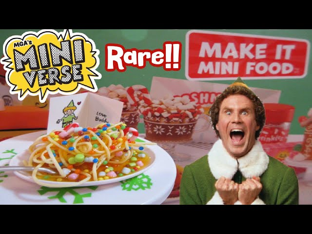 MGA Entertainment's Miniverse Releases Replica of Buddy the Elf's Candy  Spaghetti - The Toy Book