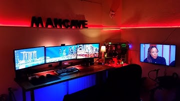 Battlefield 1 Triple Monitor setup Mancave 4.0