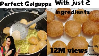 दो चीजों से आटे के करारे गोलगप्पे बनाने का सटीक तरीका। Crispy Aate Golgappe with only 2 ingredients.