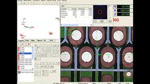 Manual video measuring machine for measuring PCB