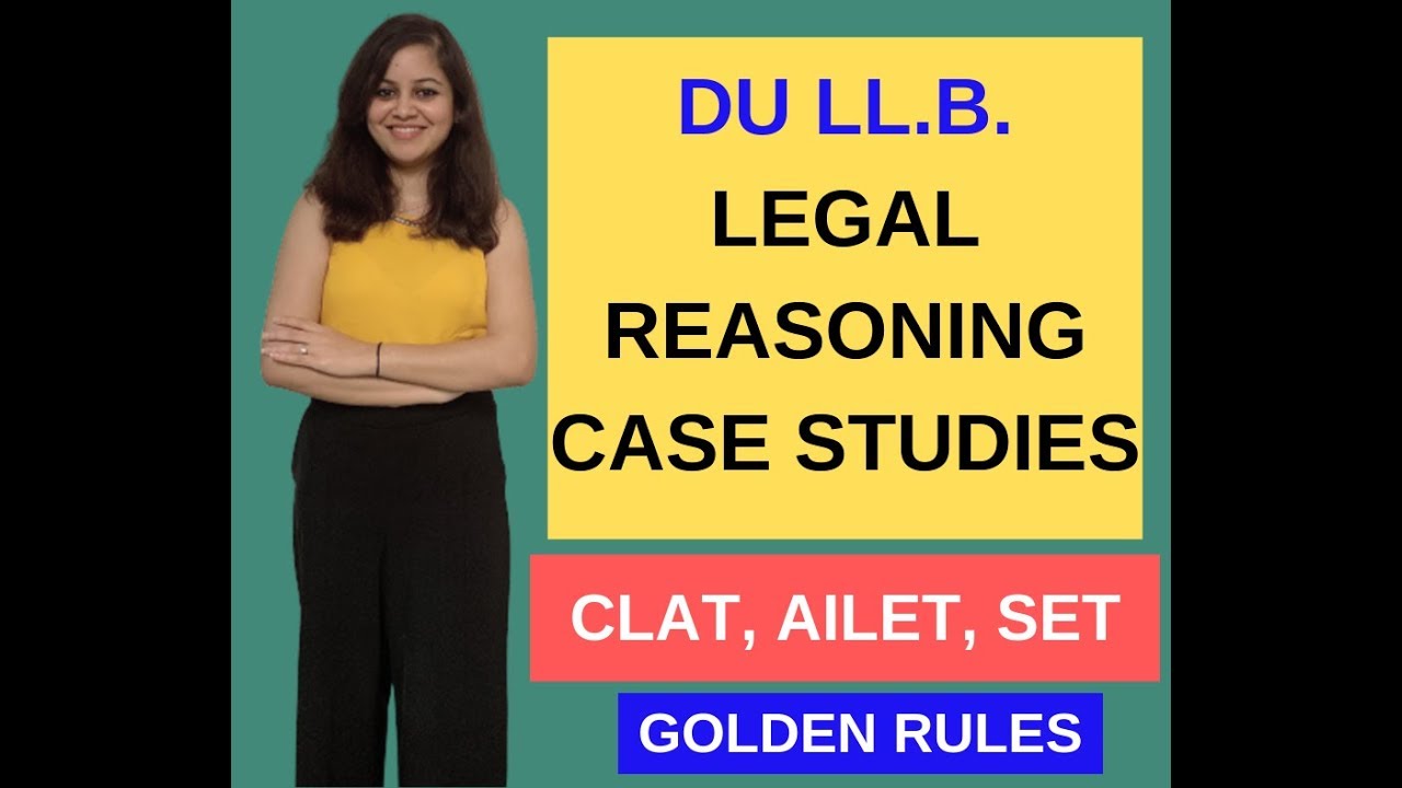DU LLB Legal Reasoning | Tricks to solve | CLAT | AILET | SET - YouTube