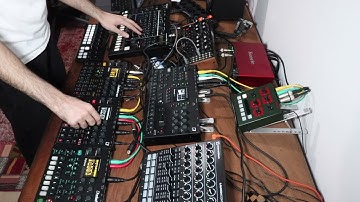 DAWless Live Techno Jam #3 - Octatrack, Digitakt, Syntakt, Digitone, TR8S, Torso T1