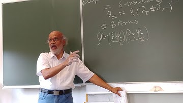 Superstring Theory Lecture 12 Part - 5/10 by Daya Shankar Kulshreshtha at Univ. Oldenburg Germany