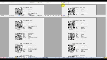 How to make fixed assets QR CODES?-So easy via variable data printing software?