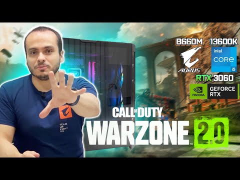 WARZONE 2 - i5 13600K COM AORUS B660M PRO DDR4 E RTX 3060 - O MELHOR PC GAMER INTEL