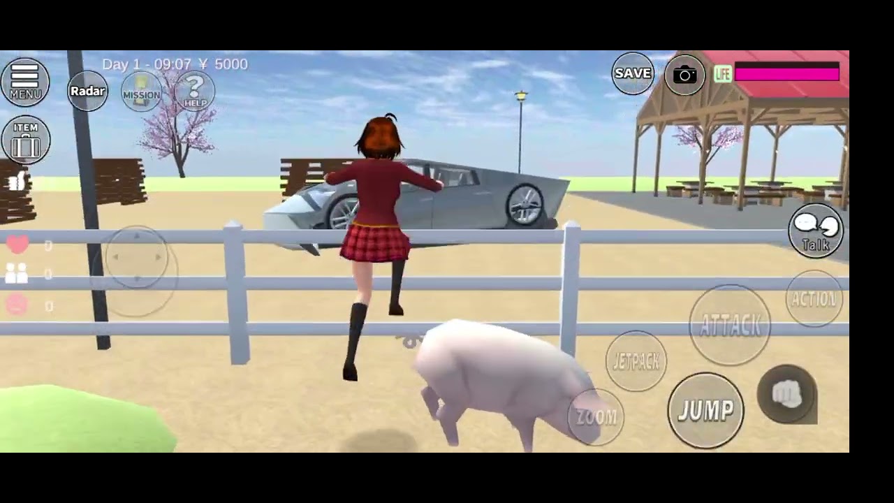 Big And Small Sakura School Vs Car C