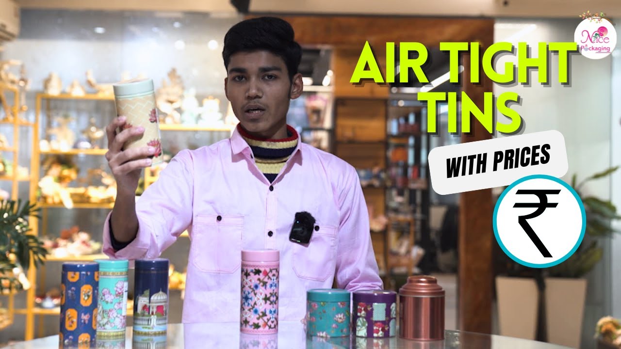 All Size Airtight Printed Gift Tin & Container – Just ₹35/-! Available Across India