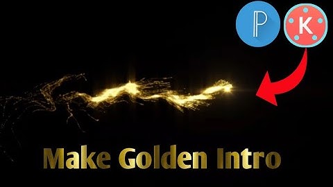 Golden particles intro in Kinemaster || Kinemaster intro tutorial || 50 Creators