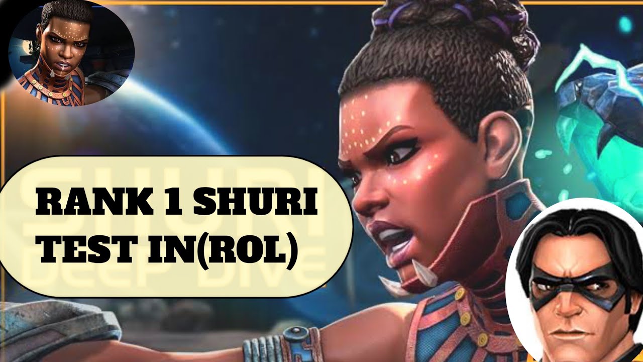 Mcoc Rank 1 SHURI gameplay||SHURI gameplay||some (ROL) Test||unbelievable Shok||