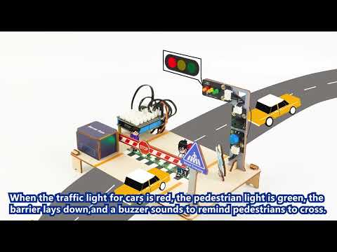 QE027 Intelligent Transportation Kit | ESP32 Smart City in Action | ACEBOTT